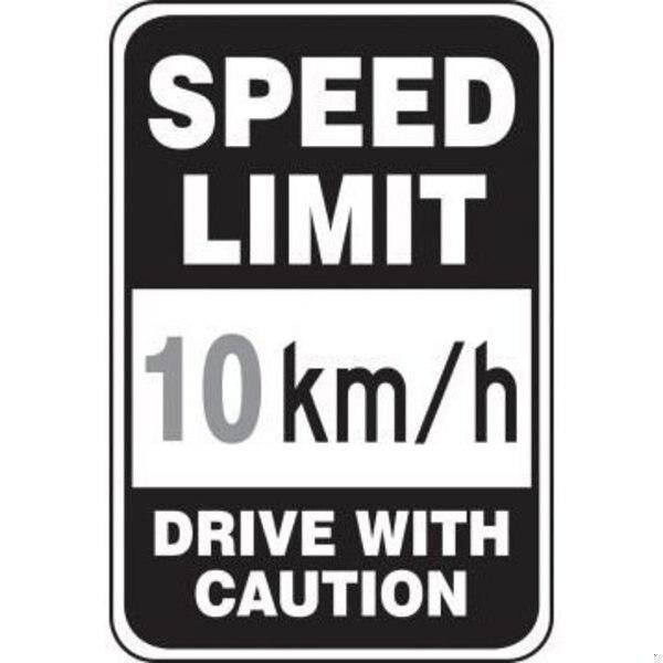 Accuform SPEED LIMIT SIGN SPEED LIMIT KMH FRR43910RA FRR43910RA - main